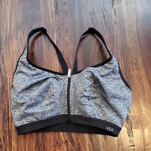 VSX Black and Gray Sports Bra 34DD